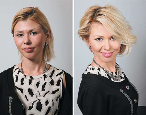 Модель WomanHit.ru Анастасия до и после