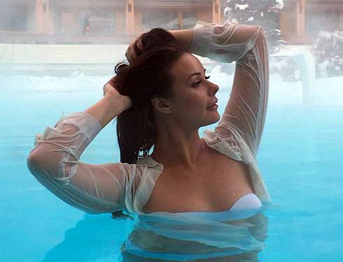 Оксана Федорова на отдыхе в Европе