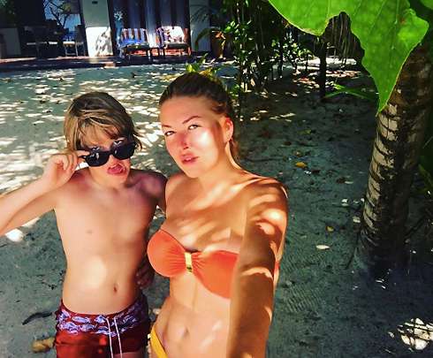 Ирина Дубцова с сыном