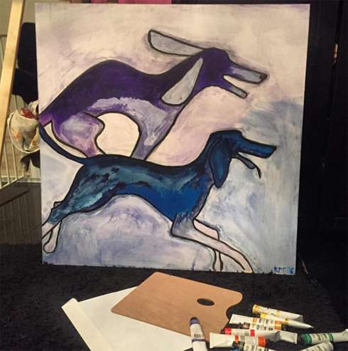 Эту картину Гай Германика написала на заказ