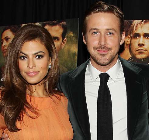 Ева Мендес и Райан Гослинг 