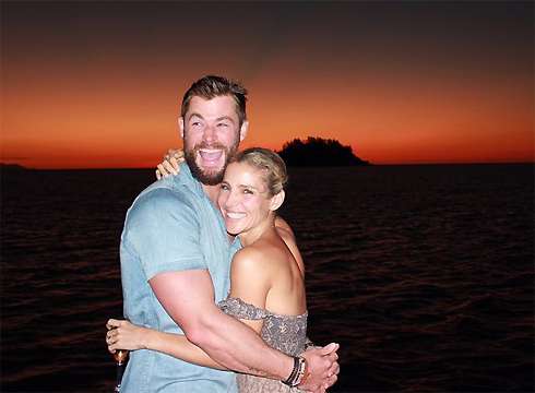 Крис Хемсворт и Эльза Патаки