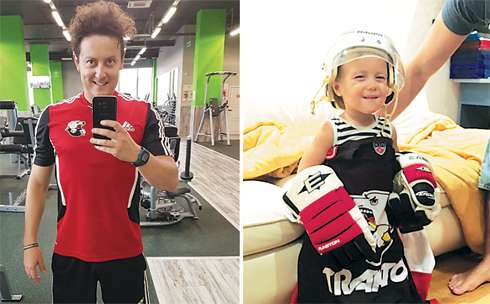 Стас Ярушин и его сын