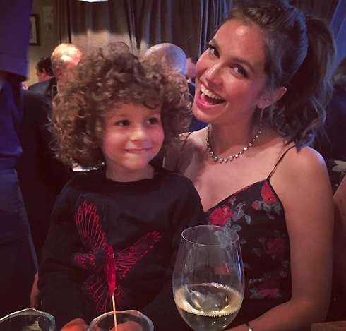 Дарья Жукова с сыном Аароном