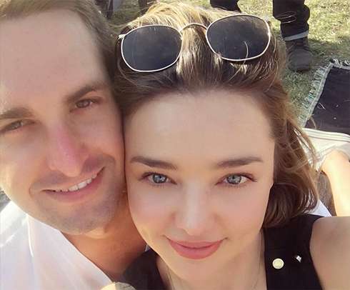 Миранда Керр и Эван Шпигель