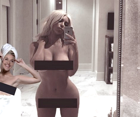 Ким Кардашьян заставила раздеться других звезд