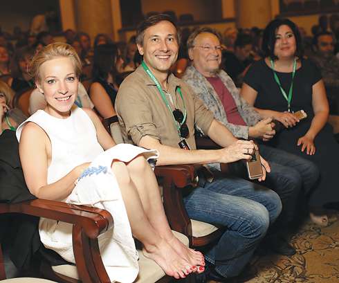 Мария Шалаева и Николай Лебедев на «Кинотавре-2016»