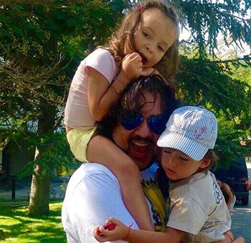 Филипп Киркоров с детьми Аллой-Викторией и Мартином