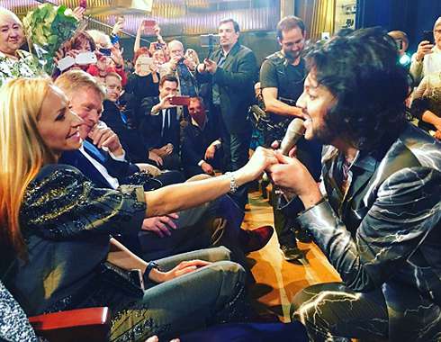 Навка и Песков немного смутились от внимания Филиппа Киркорова