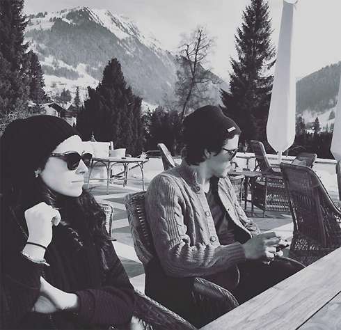 Линдсей сфотографировала Егора на горнолыжном курорте?