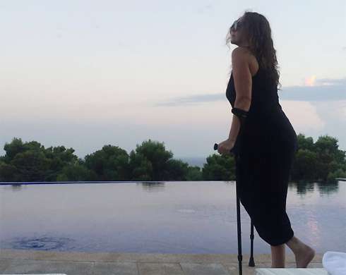 Татьяна Лютаева повредила ногу