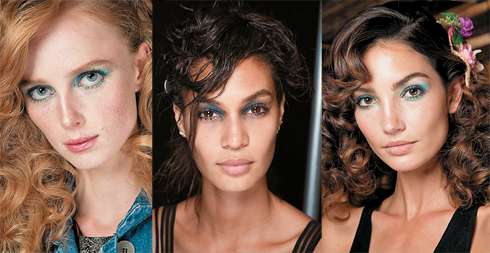 Тренд этой весны — тени всех оттенков синего