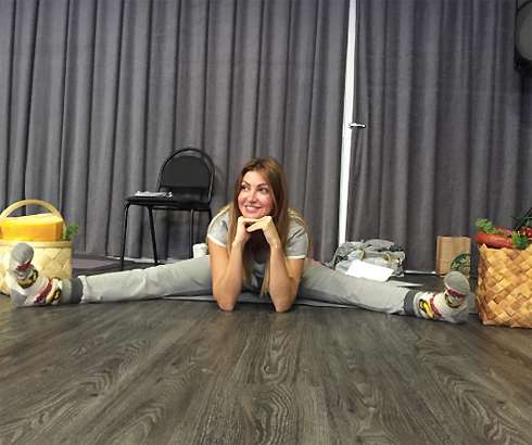 Актриса показала отличную растяжку