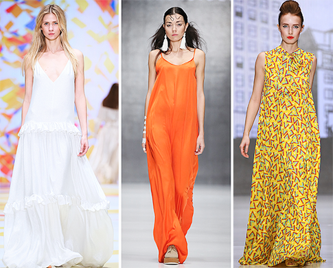 Платья в пол: как носить, с чем сочетать