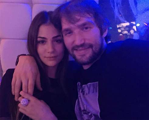 Анастасия Шубская и Александр Овечкин
