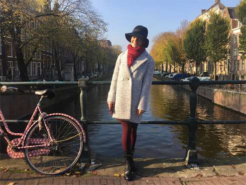 Анна Пескова отдохнула в Амстердаме