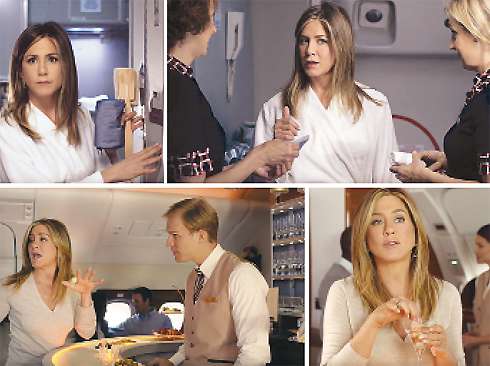 Дженнифер Энистон в рекламном ролике