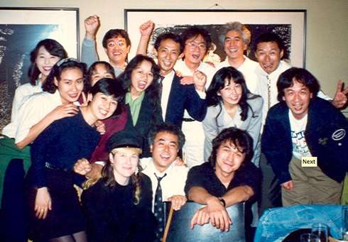 Джоанна с Виктором Цоем на гастролях в Японии