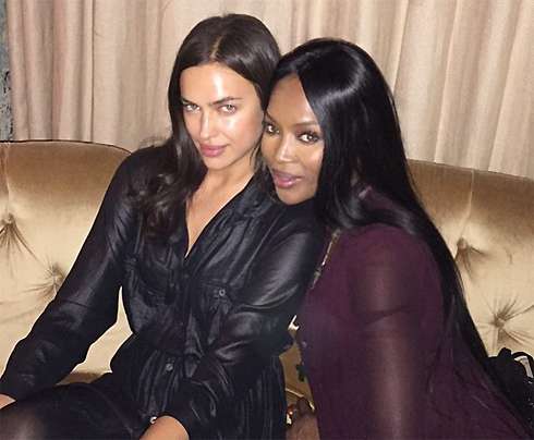 Ирина Шейк и Наоми Кэмпбелл