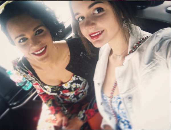 Певица Слава с дочерью Александрой