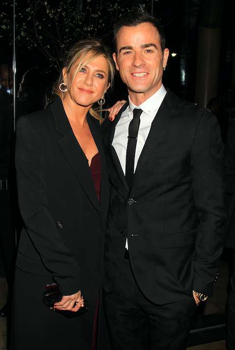 Джастин Теру и Дженнифер Энистон