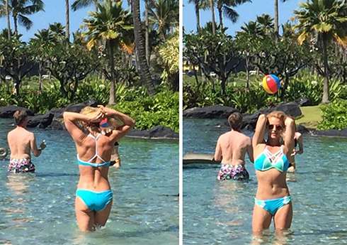 Бритни Спирс снова показала тело в бикини