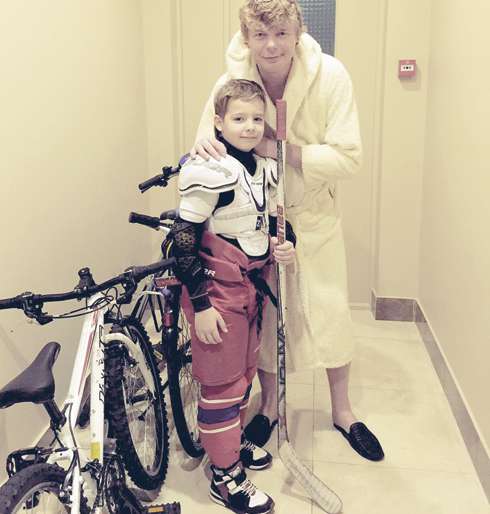 Андрей Григорьев-Апполонов и сын Иван