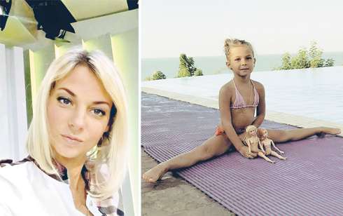 Дарья Сагалова и дочь Лиза