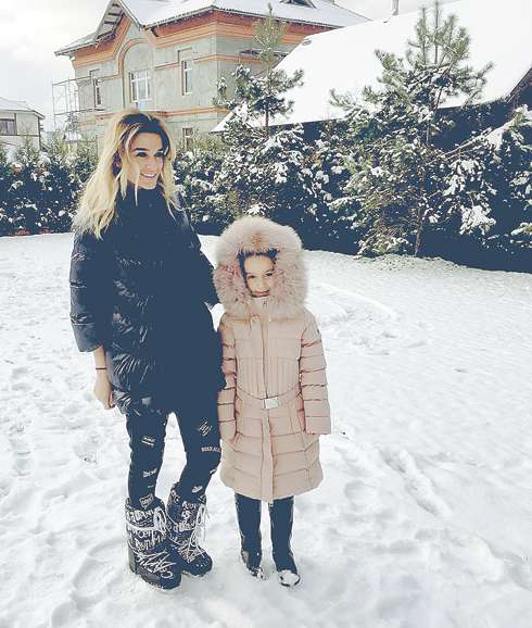 Ксения Бородина и дочь Маруся