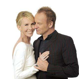 Стинг с женой Труди Стайлер