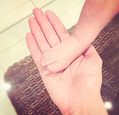 Судзиловская обожает своего новорожденного сына 