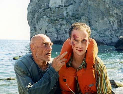  В картине «Дневной представитель» Тарасову досталась главная роль – наместник Дракулы. На фото – с Юрием Шерстнёвым