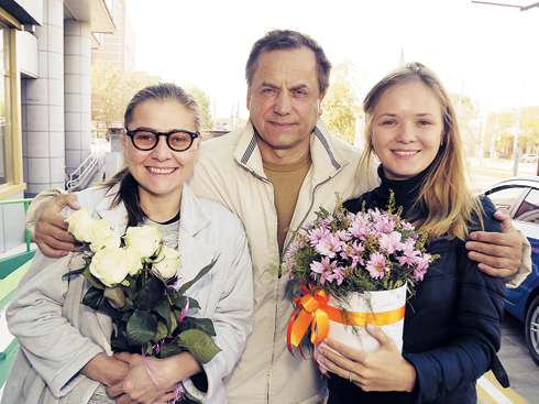 Мария Голубкина, Андрей Соколов и Мария Кононова