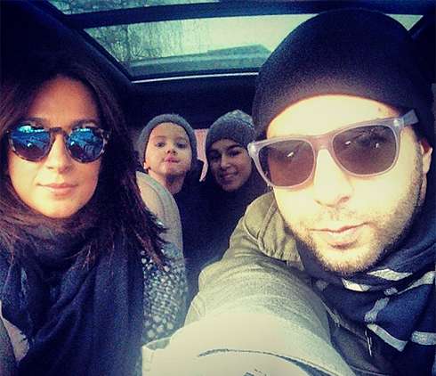 Иван Ургант живет в компании четверых дам, одна из которых еще слишком мала для появления в кадре