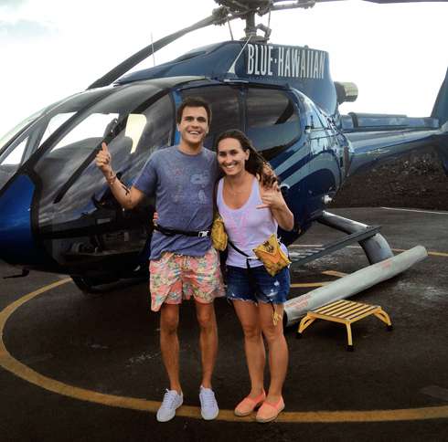 В свадебное путешествие молодые отправились на Гавайи В свадебное путешествие молодые отправились на Гавайи