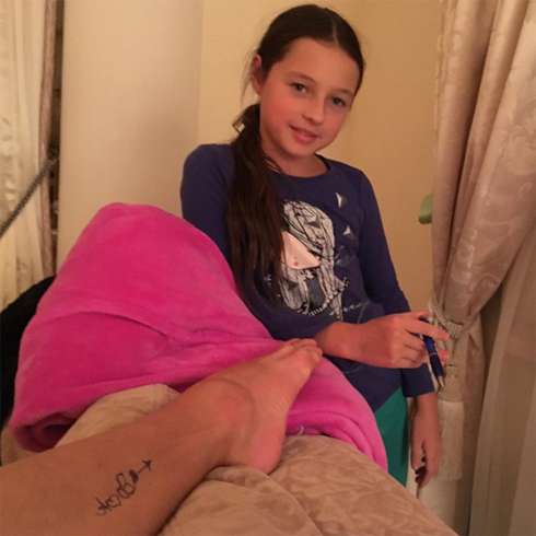 Новое тату Волочковой 