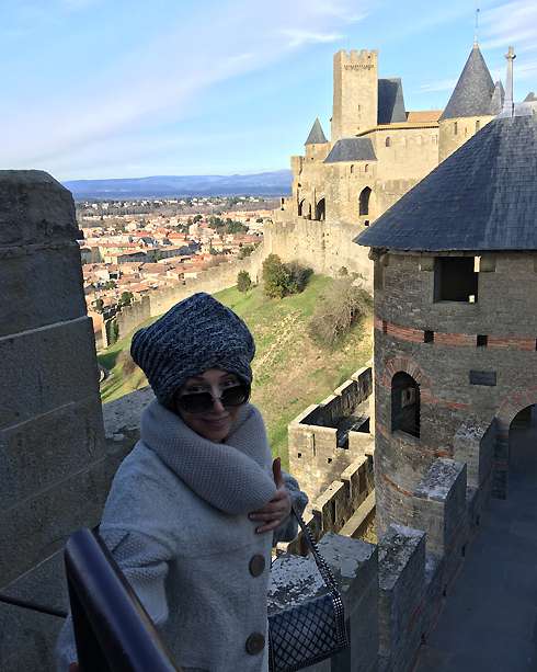 Елена Воробей посетила места, где снимался сериал