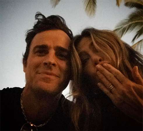 Дженнифер Энистон и Джастин Теру