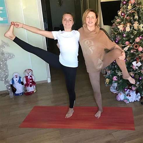 Актриса и ведущая ведет активный образ жизни