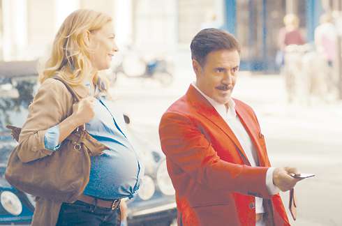 Жозе Гарсиа и Каролин Виньо на съемках фильма «Без тормозов»
