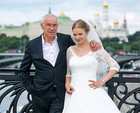 Сергей Гармаш с дочерью Дашей