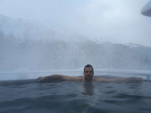 Певец наслаждался шикарными видами