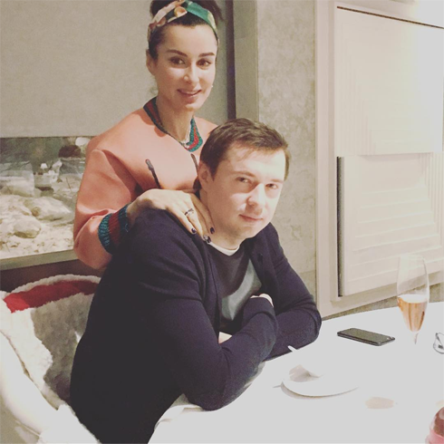 Тина с мужем Василием Бровко