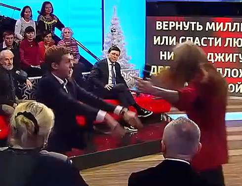 В какой-то момент Корчевников накинулся на Джигурду