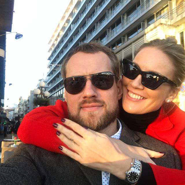 С мужем Юрием