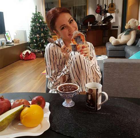 Ляйсан Утяшева показала свою новогоднюю елку