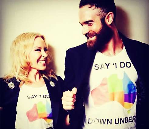 Кайли Миноуг и Джошуа Сасс