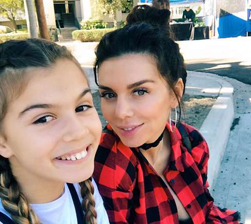 Анна Седокова со старшей дочерью Алиной