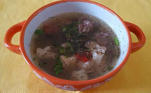 Овощной суп с фрикадельками