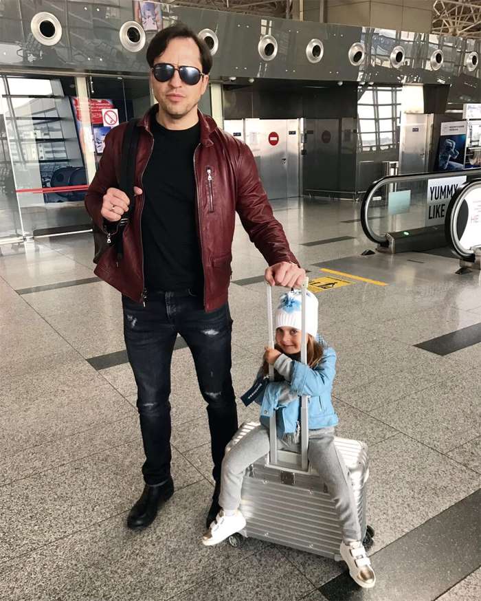 С младшей дочерью Амели